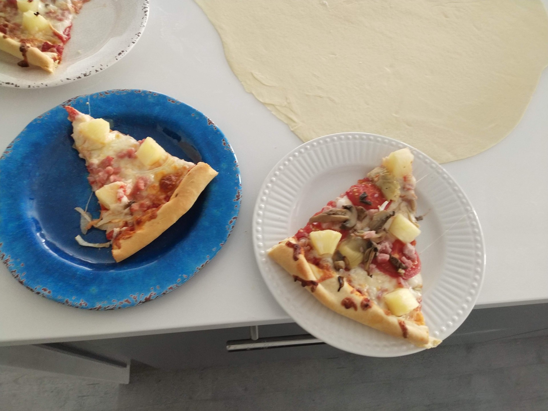 Pizza slices