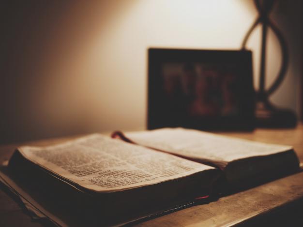 Book on nightstand