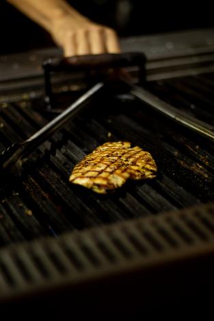 Chicken on grill