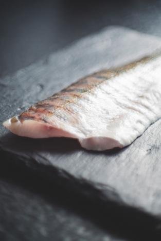 Fish on cutting board