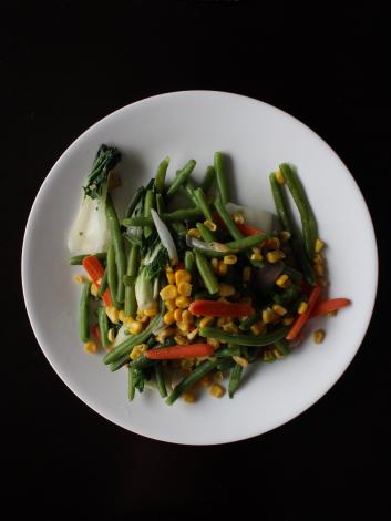 Vegetables on plate