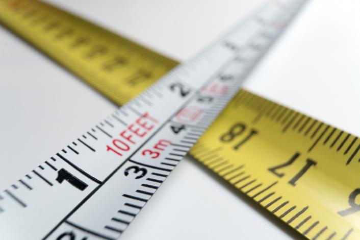 Two tape measures