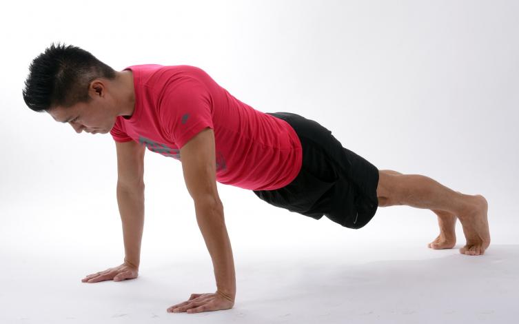 Man doing push up