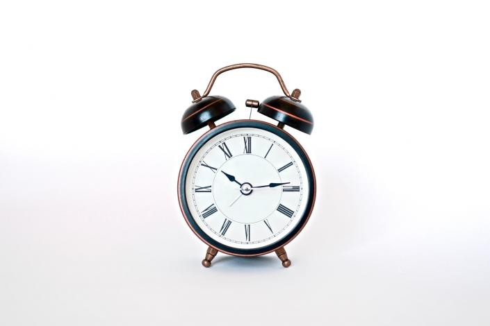 Old fashioned alarm clock