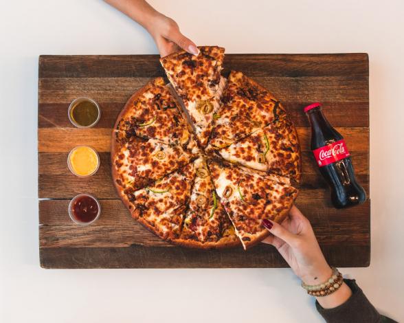 Pizza and Coke