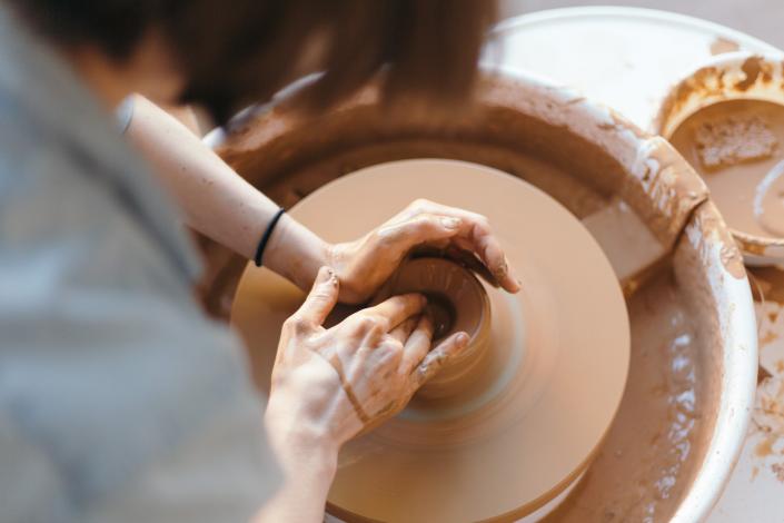 Person making pot