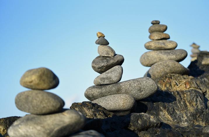 Balancing rocks