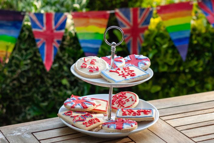 Cookies on plate