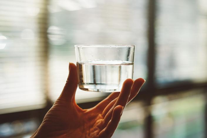 Water in cup