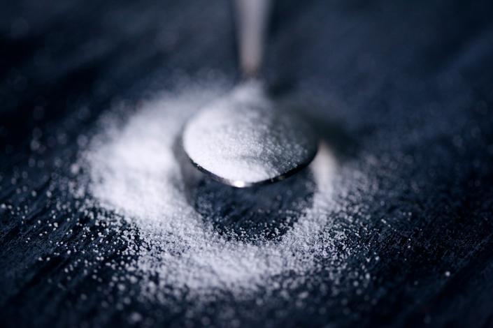 Spoon with sugar