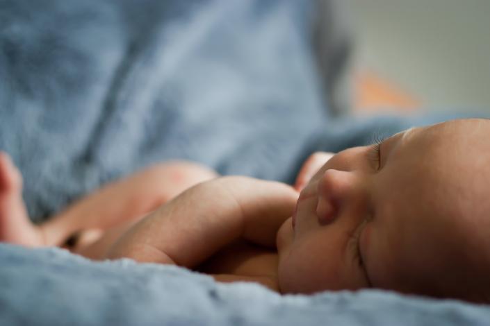 Newborn baby sleeping