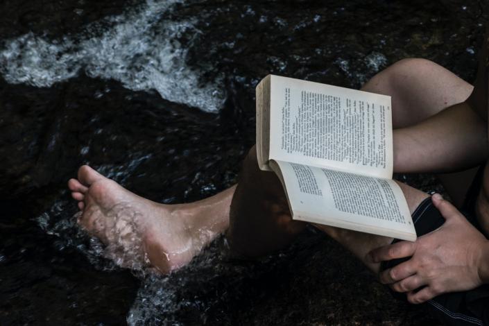Reading near stream