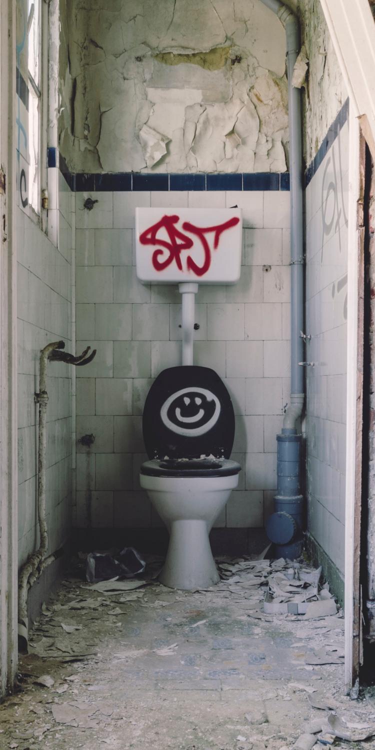 Dilapidated bathroom