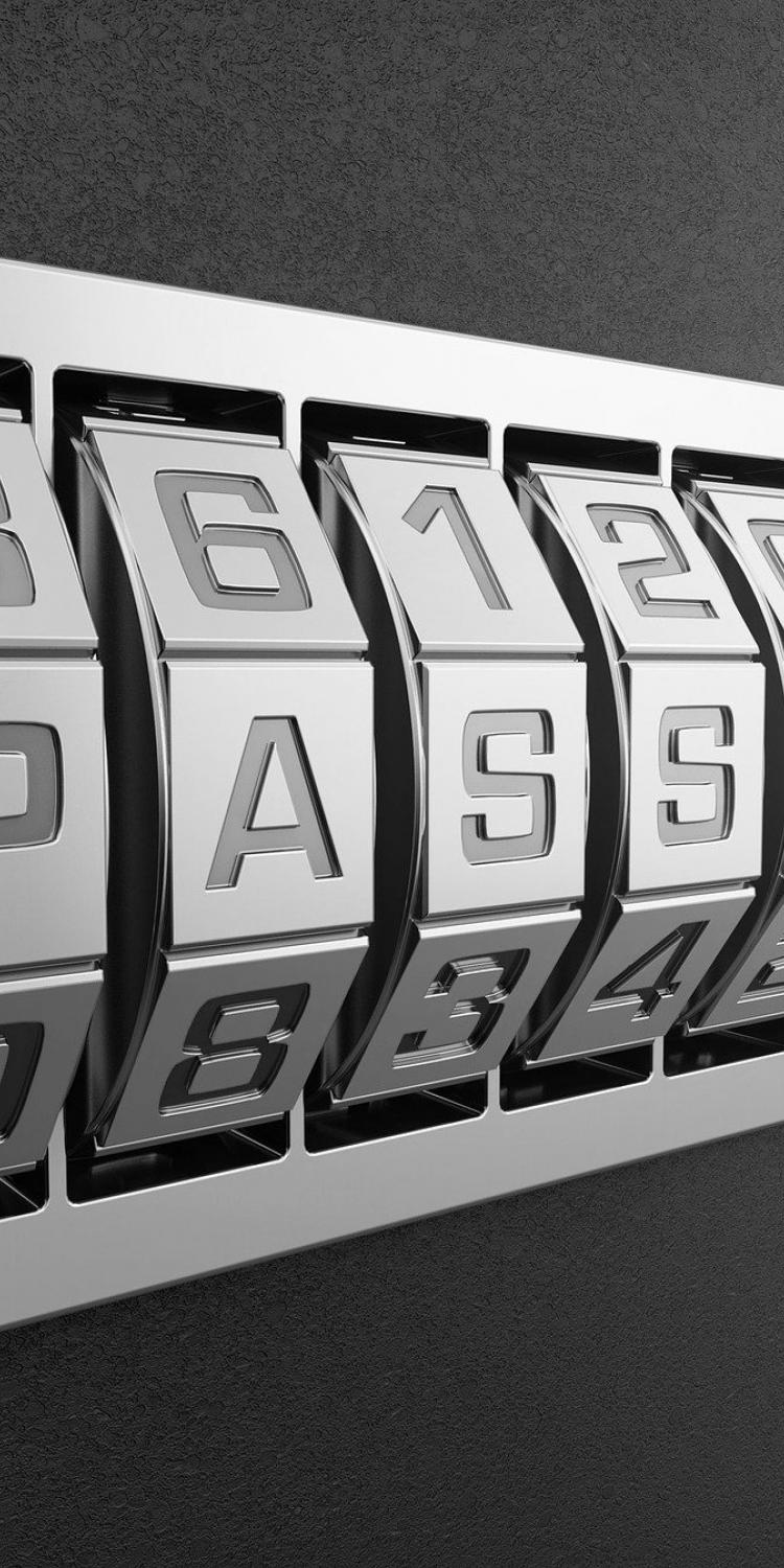 Password on lock