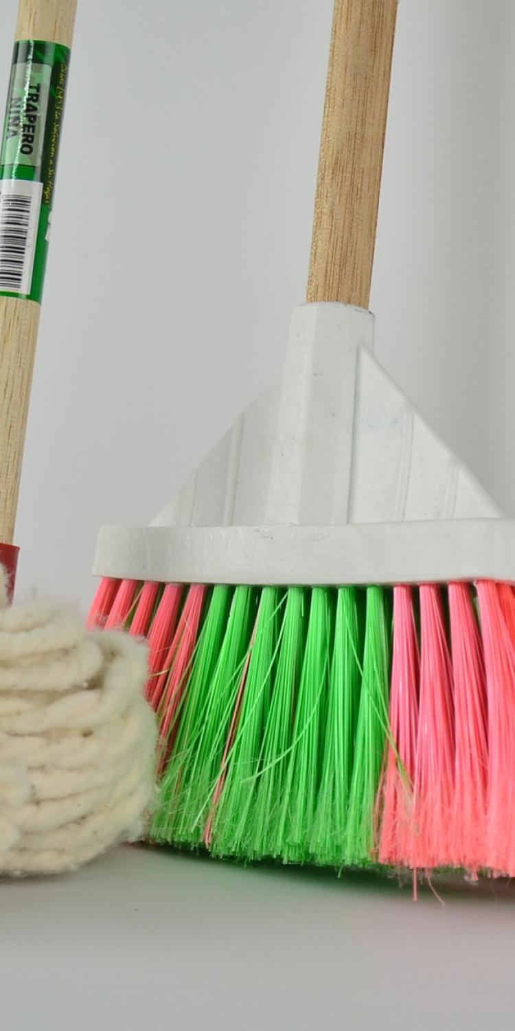 Broom and mop