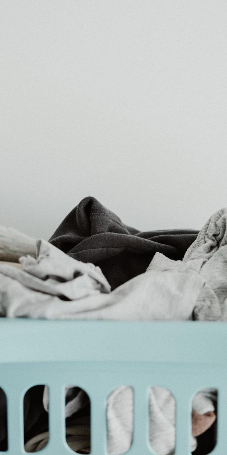 Laundry in baskets