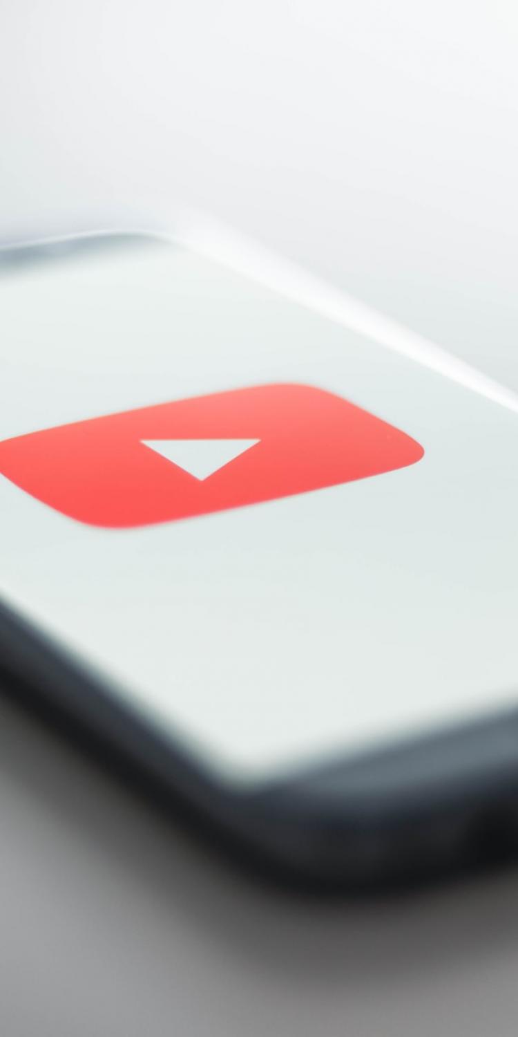 YouTube icon on phone