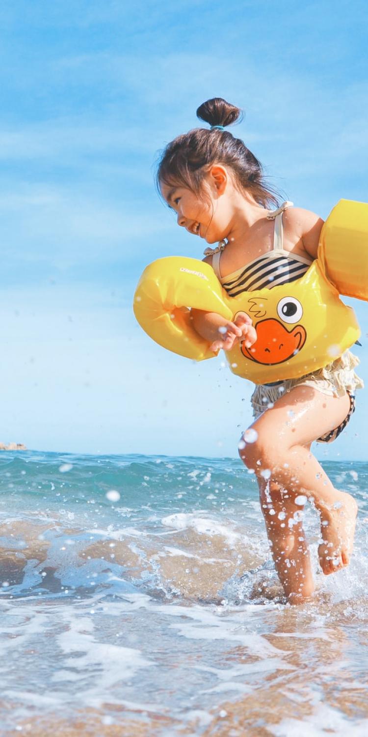 Girl in water