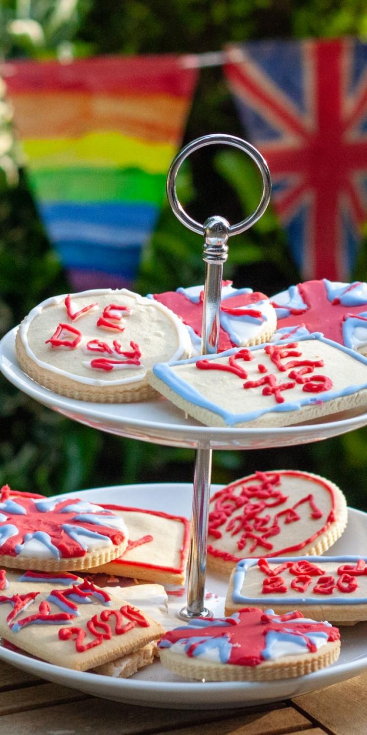 Cookies on plate