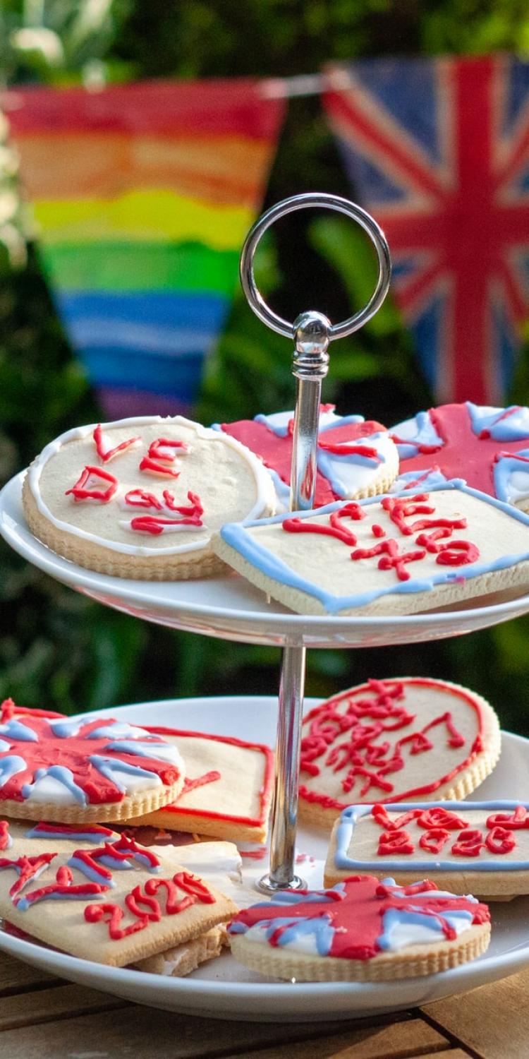 Cookies on plate