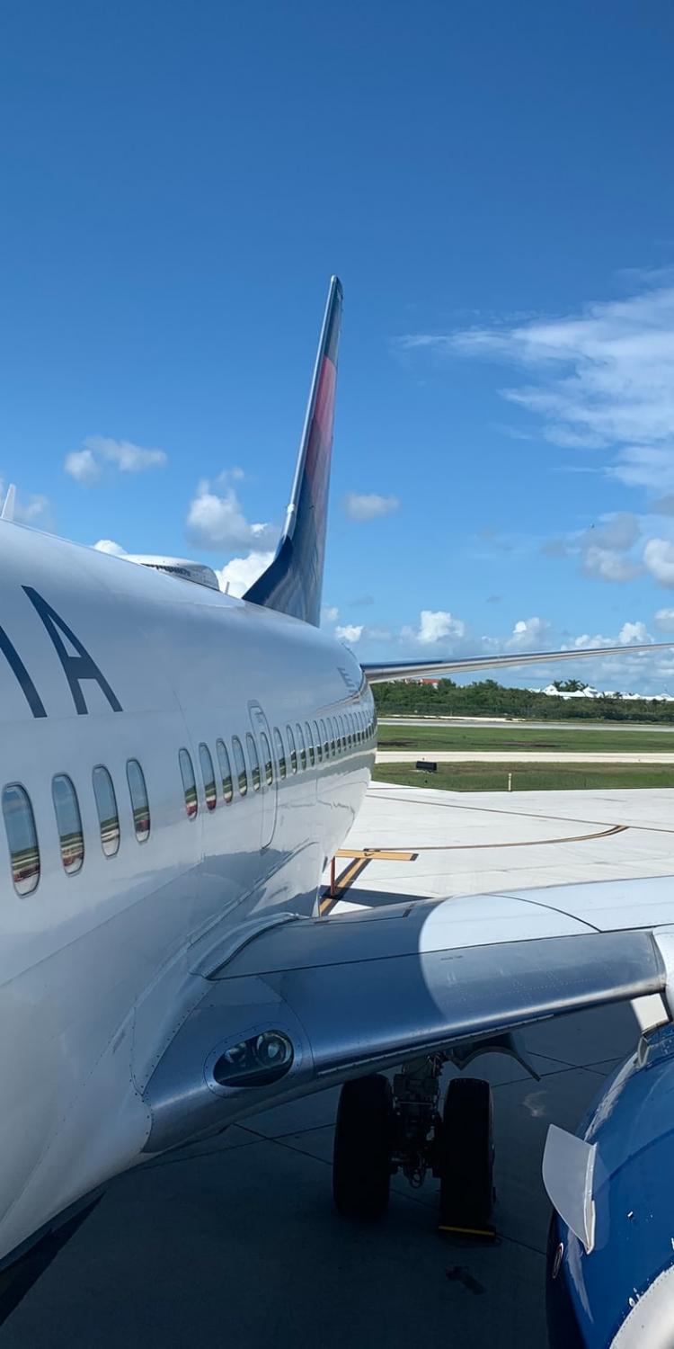 Side of airplane