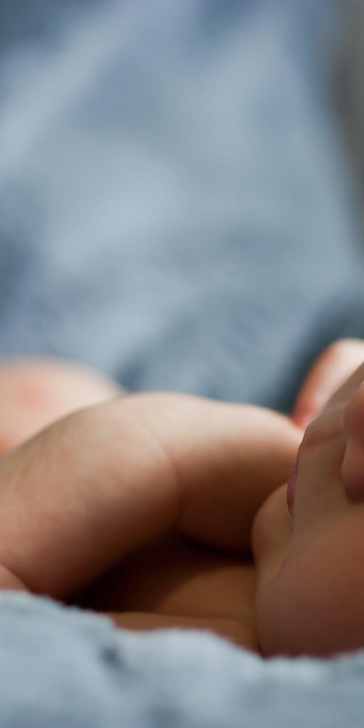 Newborn baby sleeping