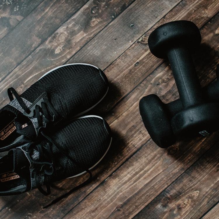 Shoes and weights