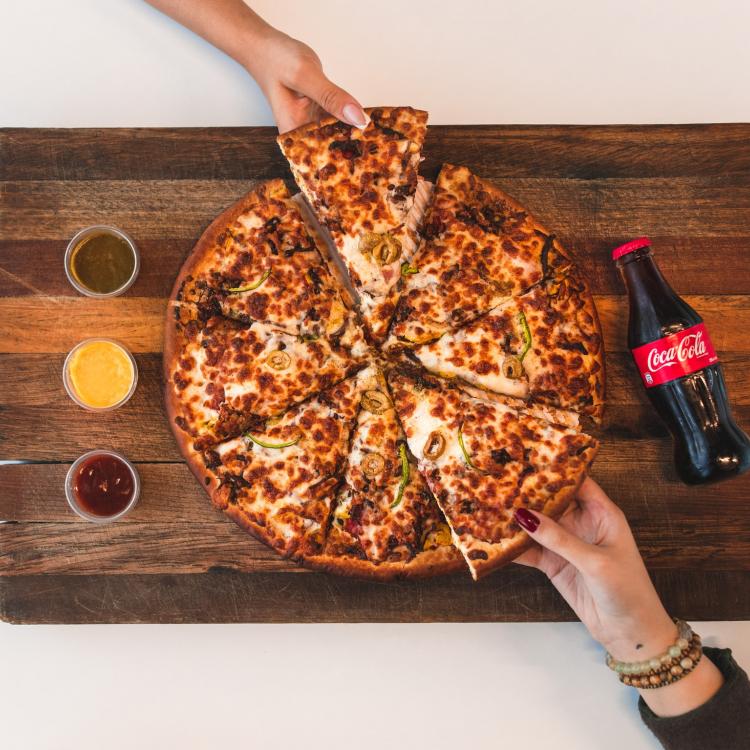 Pizza and Coke