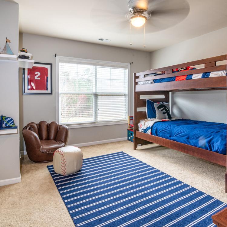 Bedrooms with bunk beds
