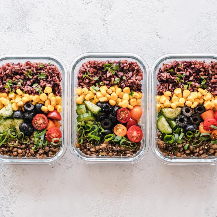 Plant based meals from the top