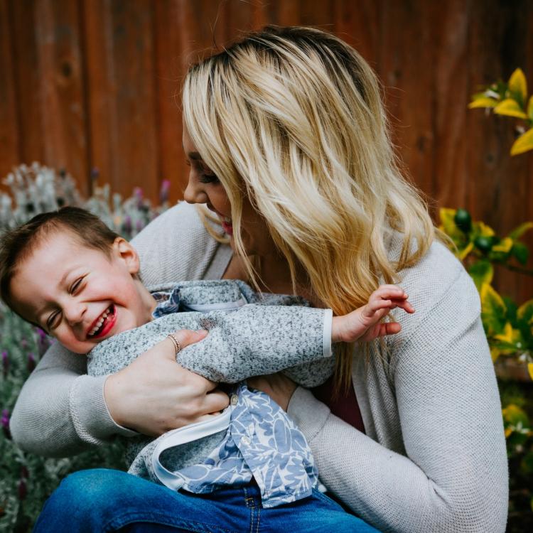 Mother and son
