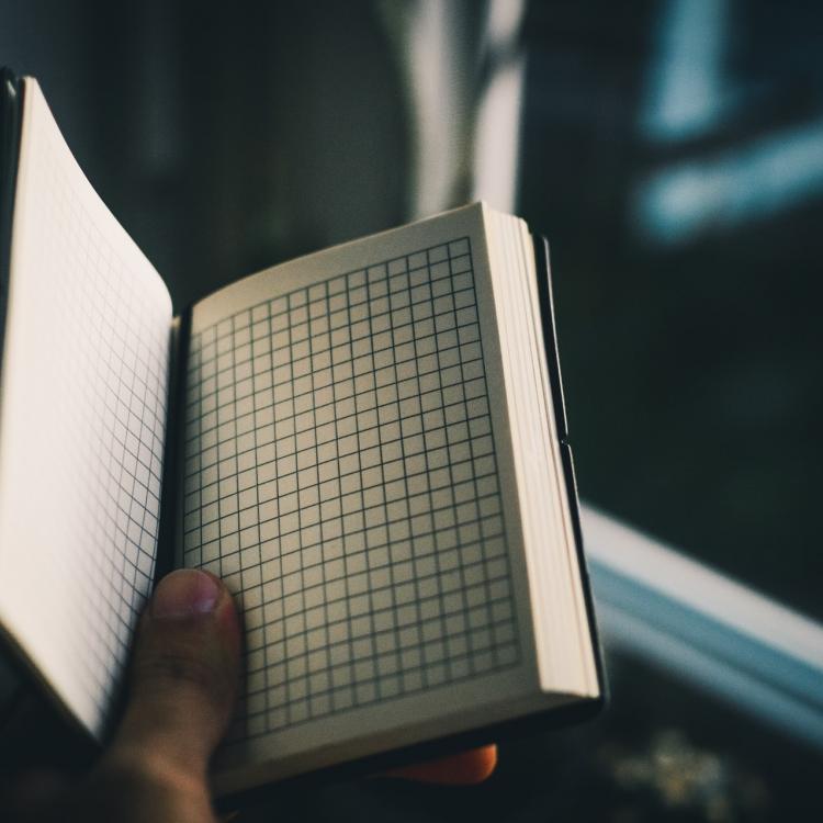 An empty notebook